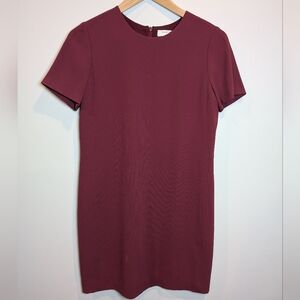 Babaton Women's Size 2 Shift Deep Burgundy Dress